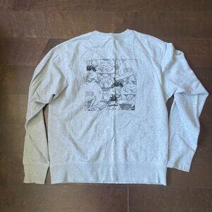 KAWS x sesame street grey sweatshirt